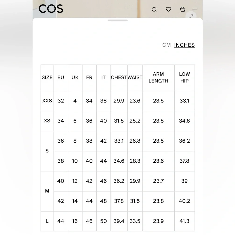 COS • 100% Silk Print Blouse **SEE MEASUREMENTS** Off-White Green Oversized - Picture 14 of 15